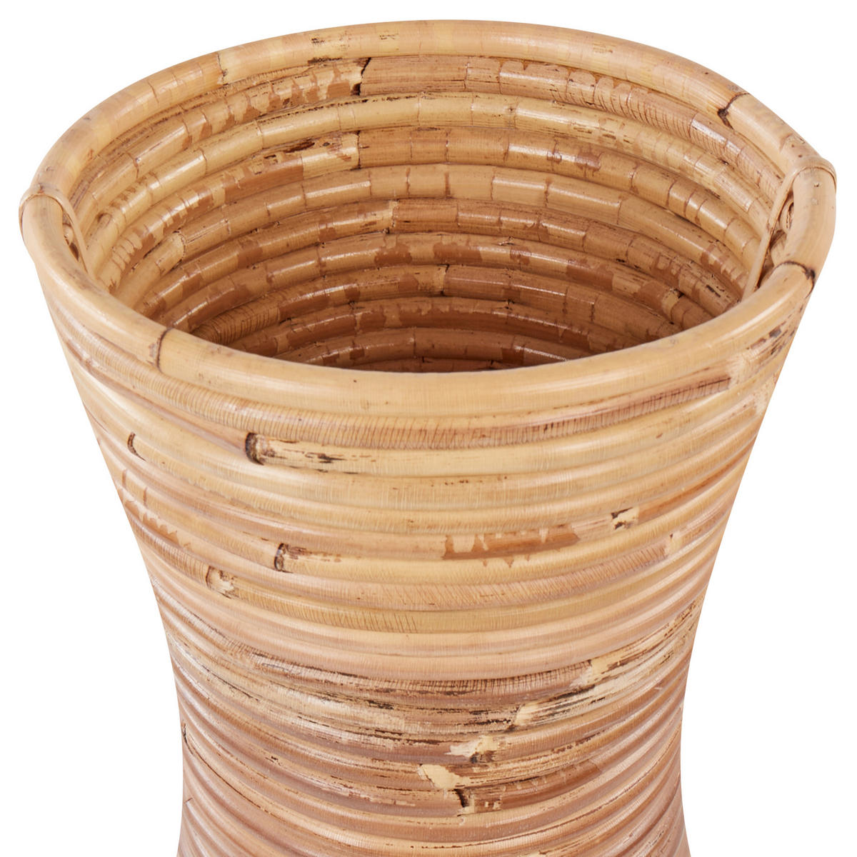 DEKOVASE Rattan natürlich Trinisa - Naturfarben, Naturmaterialien (70cm) - Beliani