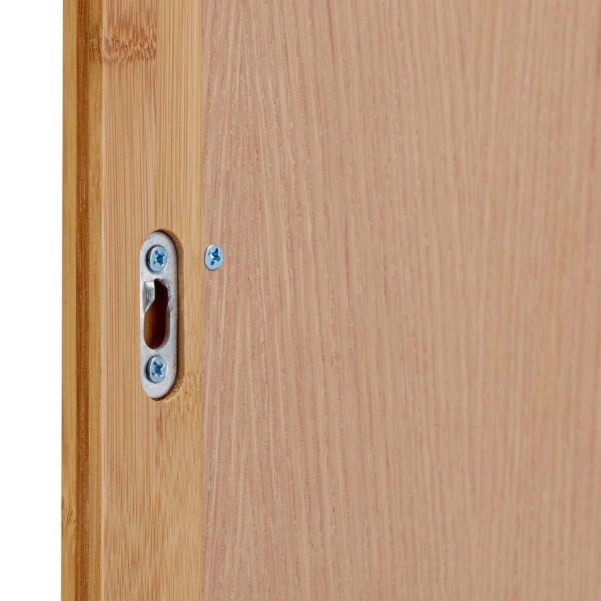 WANDSPIEGEL - Hellbraun, Glas/Holz (56/68/9.5cm) - Relaxdays