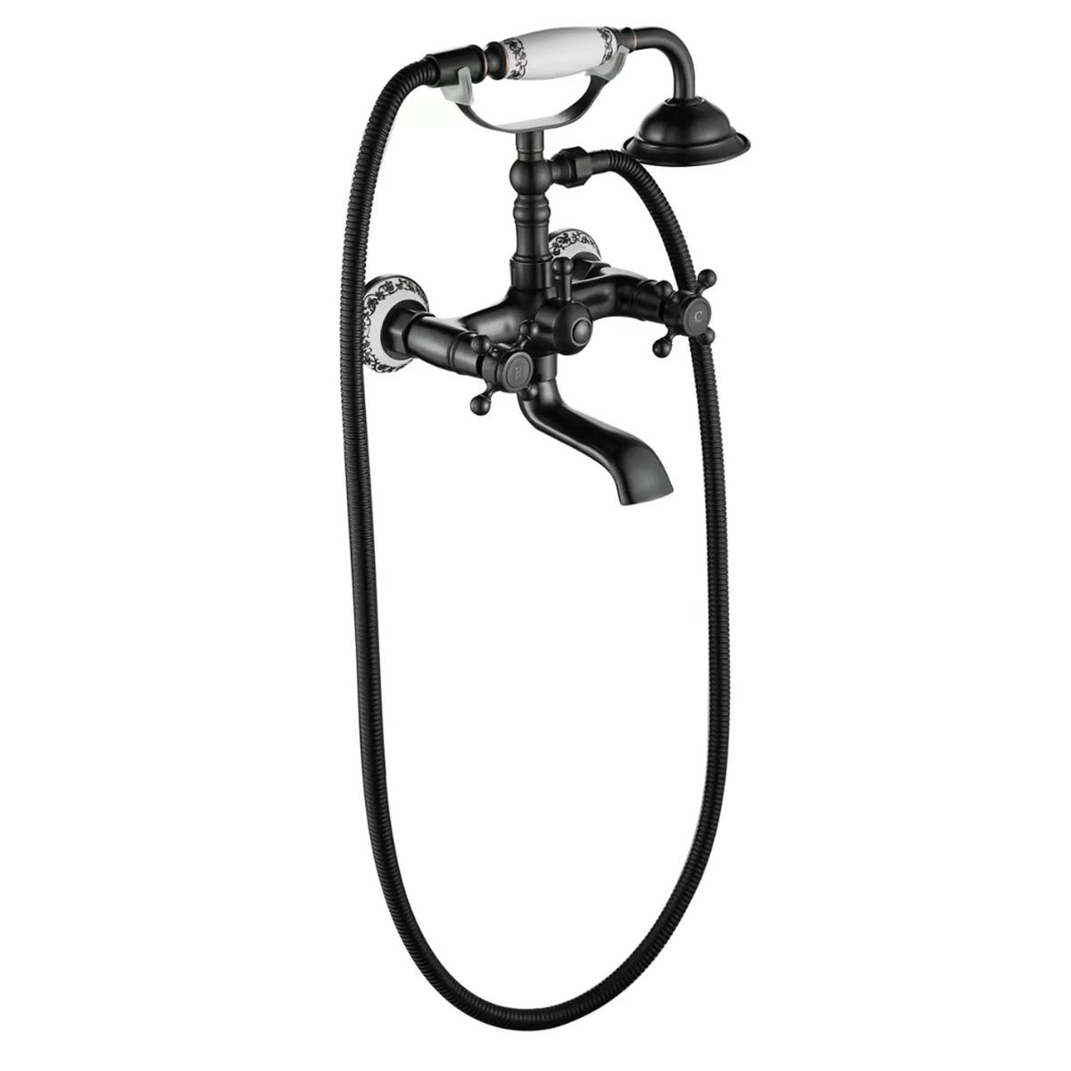 WANNENARMATUR Rea Rustico Old Black - Schwarz, Metall (21/24.5/15cm) - REA