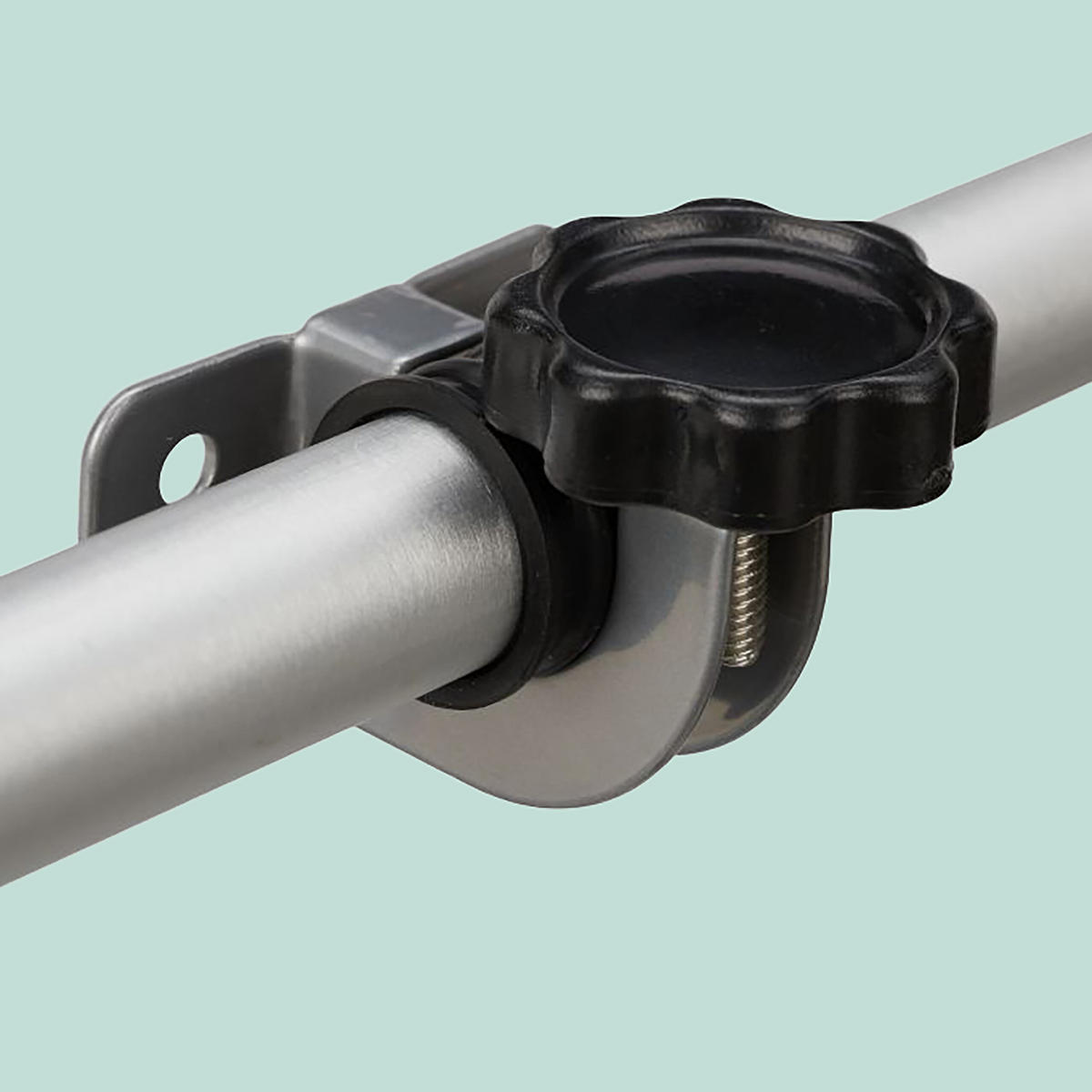 SCHLAUCHTROMMEL - Silberfarben, Metall (40/31/36cm) - Relaxdays