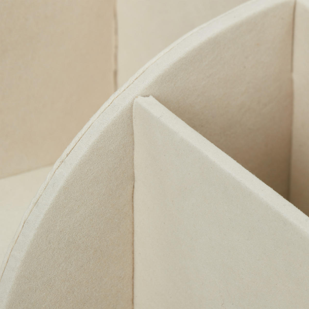 SCHREIBTISCHORGANIZER - Weiß, Wellpappe/Kunststoff (15/19/13cm) - Relaxdays