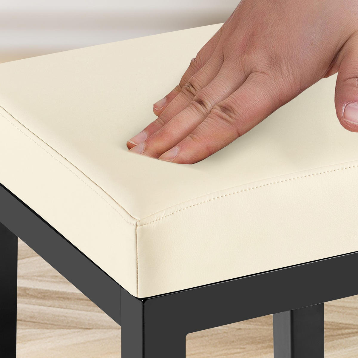 BARHOCKER Taylor 83x37x37 cm Creme - Creme, Metall (37/83/37cm) - furnicato