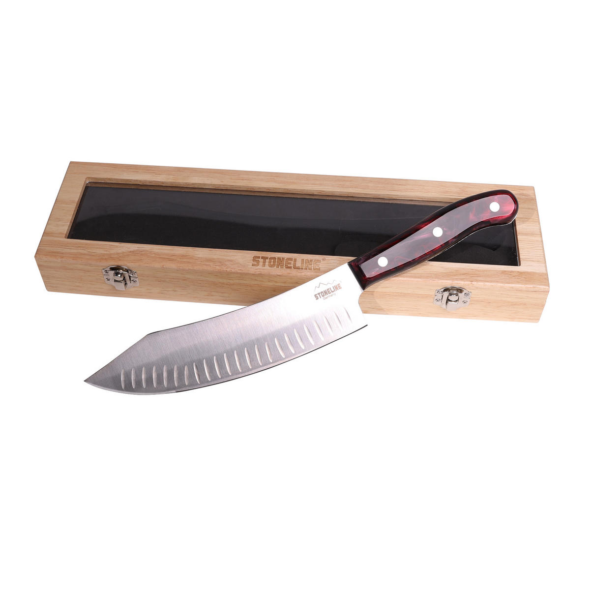 CHEFMESSER - Schwarz, Metall (33cm) - Stoneline