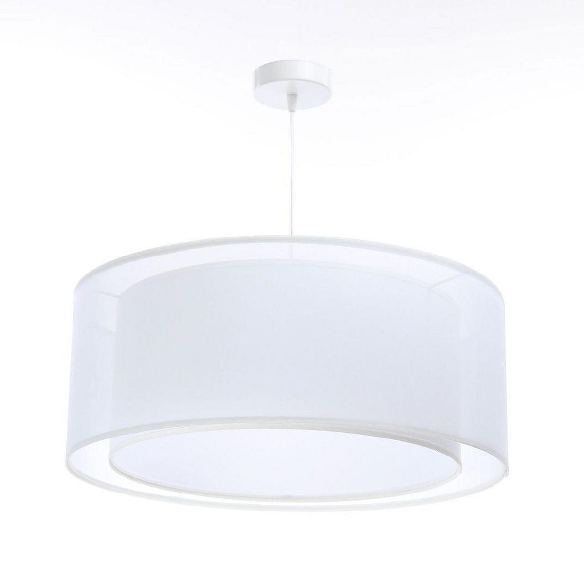 HÄNGELEUCHTE Weiß 60/22 cm - Weiß, Kunststoff (60/1.5/22cm) - ONZENO