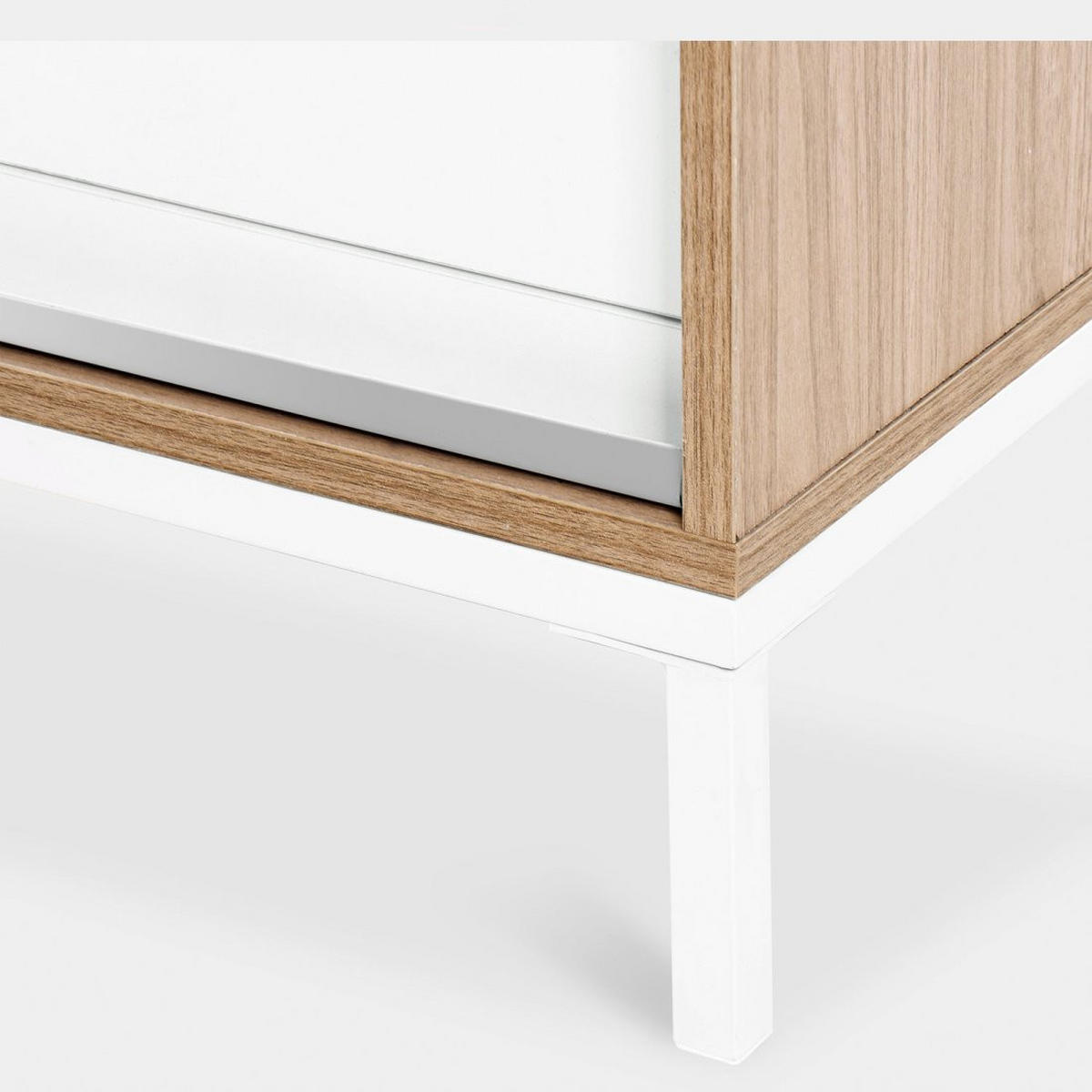 TV-ELEMENT Denver Zweifarbig 180 cm x 55 cm - Multicolor, Holzwerkstoff (180/55/40cm)