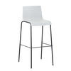 BARHOCKER Kunststoff Weiß - Schwarz/Weiß, Kunststoff/Metall (43/100/48cm) - CLP