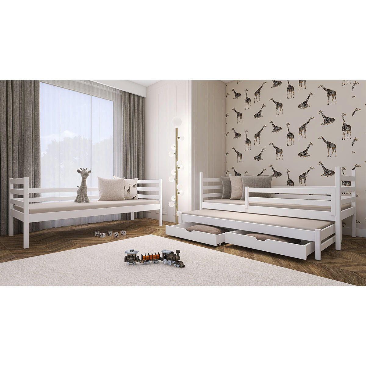 ETAGENBETT 90/200 Leo Weiß - Weiß, Holz (90/200cm) - Petits-meubles
