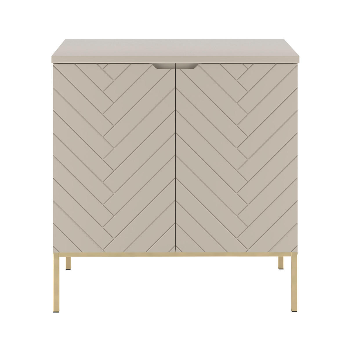 WASCHTISCHUNTERSCHRANK 80.6cm Daria Kaschmir - Beige, Holzwerkstoff (80.6/84.2/46.5cm) - Petits-meubles