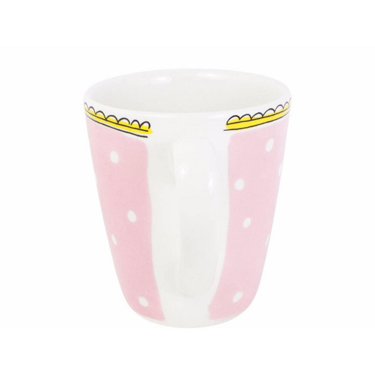 BECHER Punkt in Rosa - 350 ml - Multicolor, Keramik (0.35L) - Blond Amsterdam