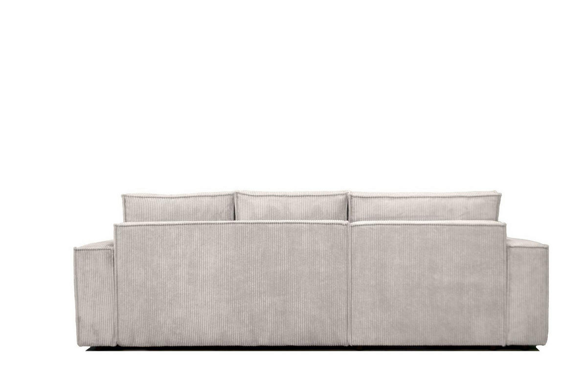ECKSOFA Passio L-Form mit Schlaffunktion und Bettkasten 275 cm beige - Beige, Kunststoff (275/190cm) - Margaret Hadas24