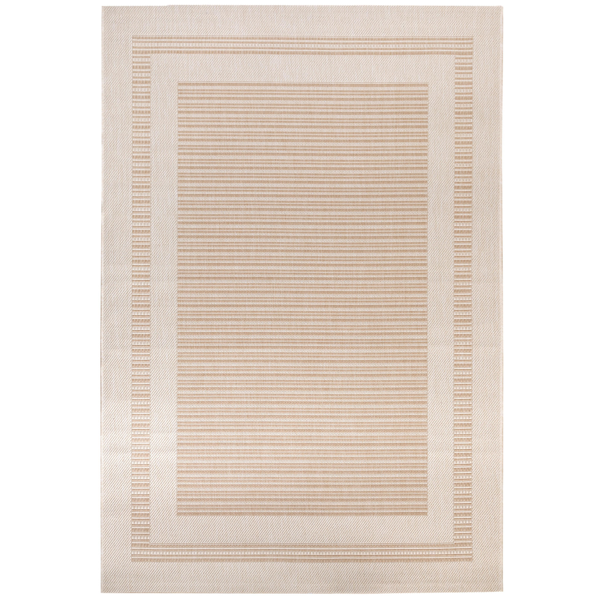 OUTDOORTEPPICH 240/330 cm Bergen Bordüre - Beige, Textil (240/330cm) - Steffensmeier