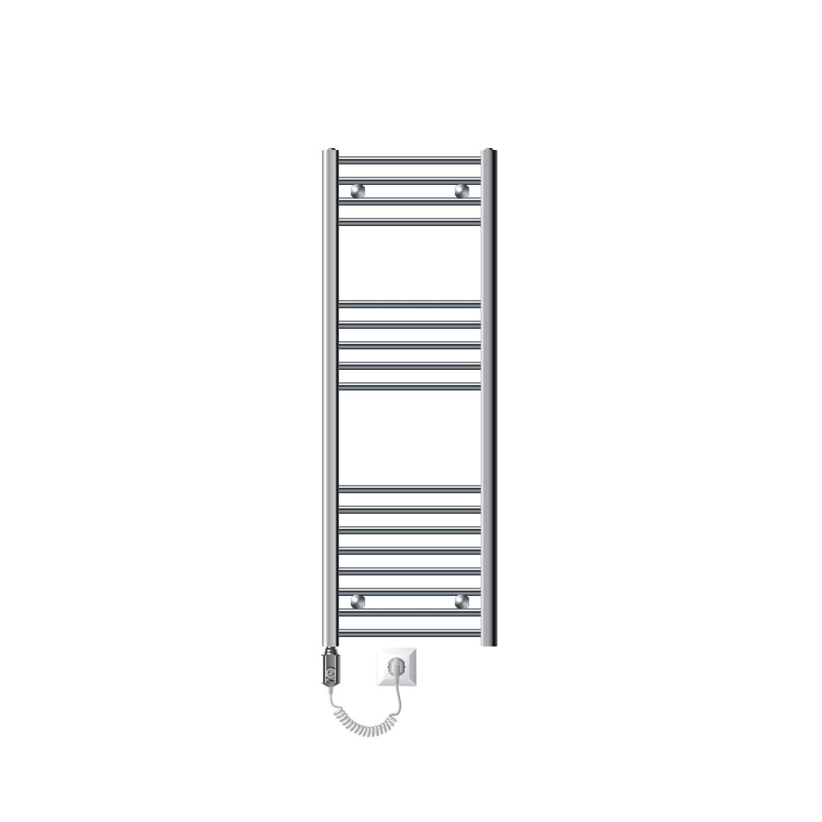 BADHEIZKÖRPER - Chromfarben, Metall (40/120/120cm) - LuxeBath