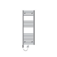 BADHEIZKÖRPER - Chromfarben, Metall (40/120/120cm) - LuxeBath