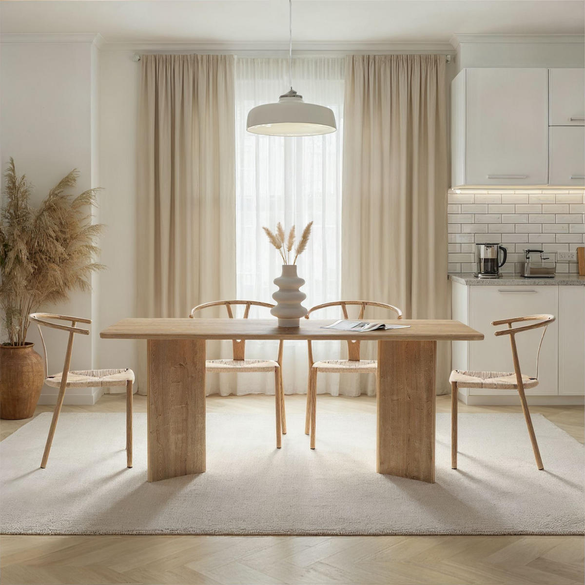 ESSTISCH linza Braun - Braun, Holz (180/90/75cm) - Habitat Garten