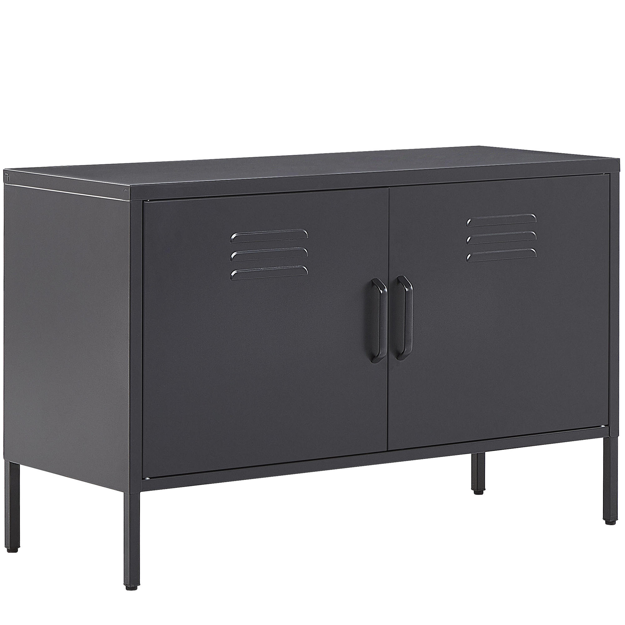 COMODA TV JOASA neagra 2 usi 100 cm Uria