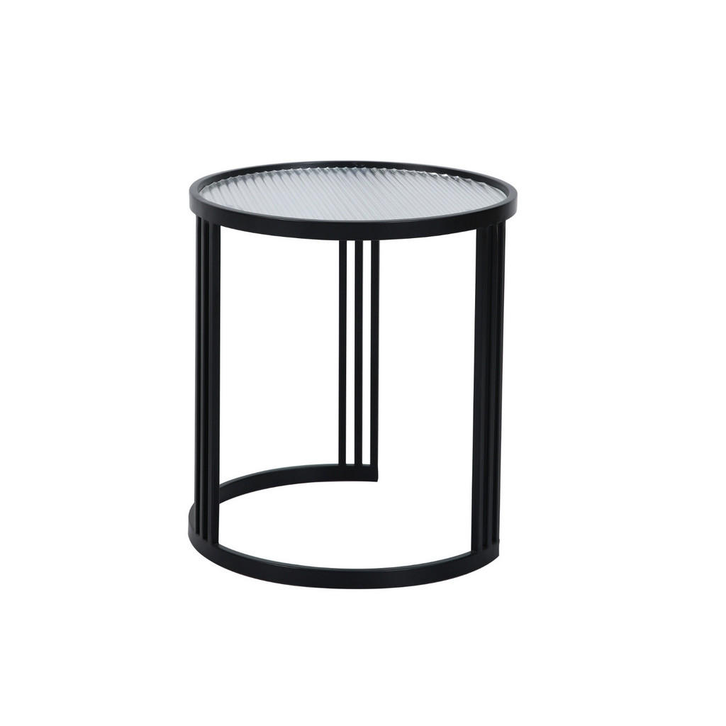Thumbnail - Svita Beistelltisch, Schwarz, Metall, Rund,Rund, 41x46x41 cm, Wohnzimmer, Wohnzimmertische, Beistelltische