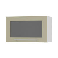 KLAPPHÄNGESCHRANK Kvantum W4BS/60 Vanille Matt / Weiß Matt 60 / 32,5 / 36cm - Creme/Weiß, Holz/Holzwerkstoff (60/36/32.5cm) - Feldmann-Wohnen