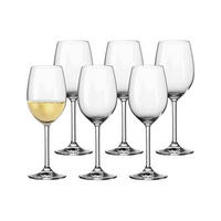 WEISSWEINGLÄSER Daily transparent 170 ml 6er Set - Transparent, Glas (0.37L) - Leonardo Living