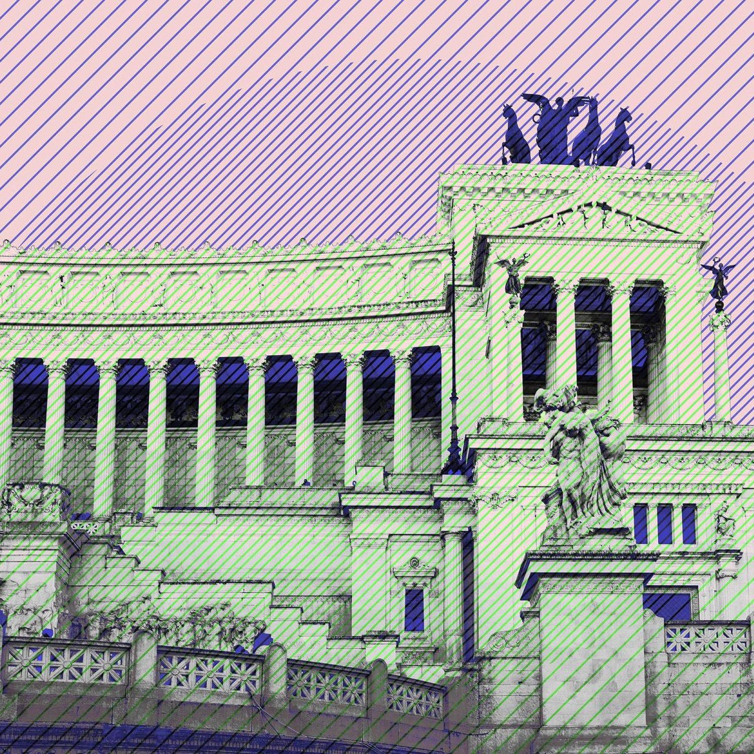 FOTOTAPETE Rom 300 x 250 cm - Lila, Papier (300/250cm) - Sanders & Sanders