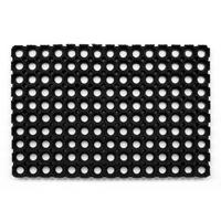 FUSSABTRETER gummi 80/120 cm - Schwarz, Textil (80/120cm) - rugsX