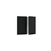HÄNGESCHRANK mit Geschirrtrockner - W80SU - Morvex - Modernes Design - Schwarz, Holz/Metall (80/72/30cm) - ROYAL24_MARKT