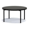 COUCHTISCH GERIS mit Metallfüßen, Spanplatte, Schwarz - Schwarz, Holz/Metall (80/80/45cm) - KONSIMO®