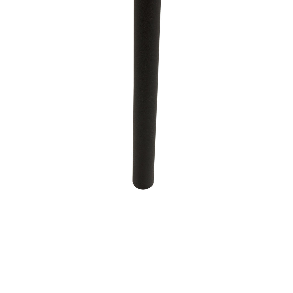 ÉTKEZŐSZÉK 4 darabos Szett Műanyag Fekete Morill - fekete, műanyag (49/77/52cm) - Beliani