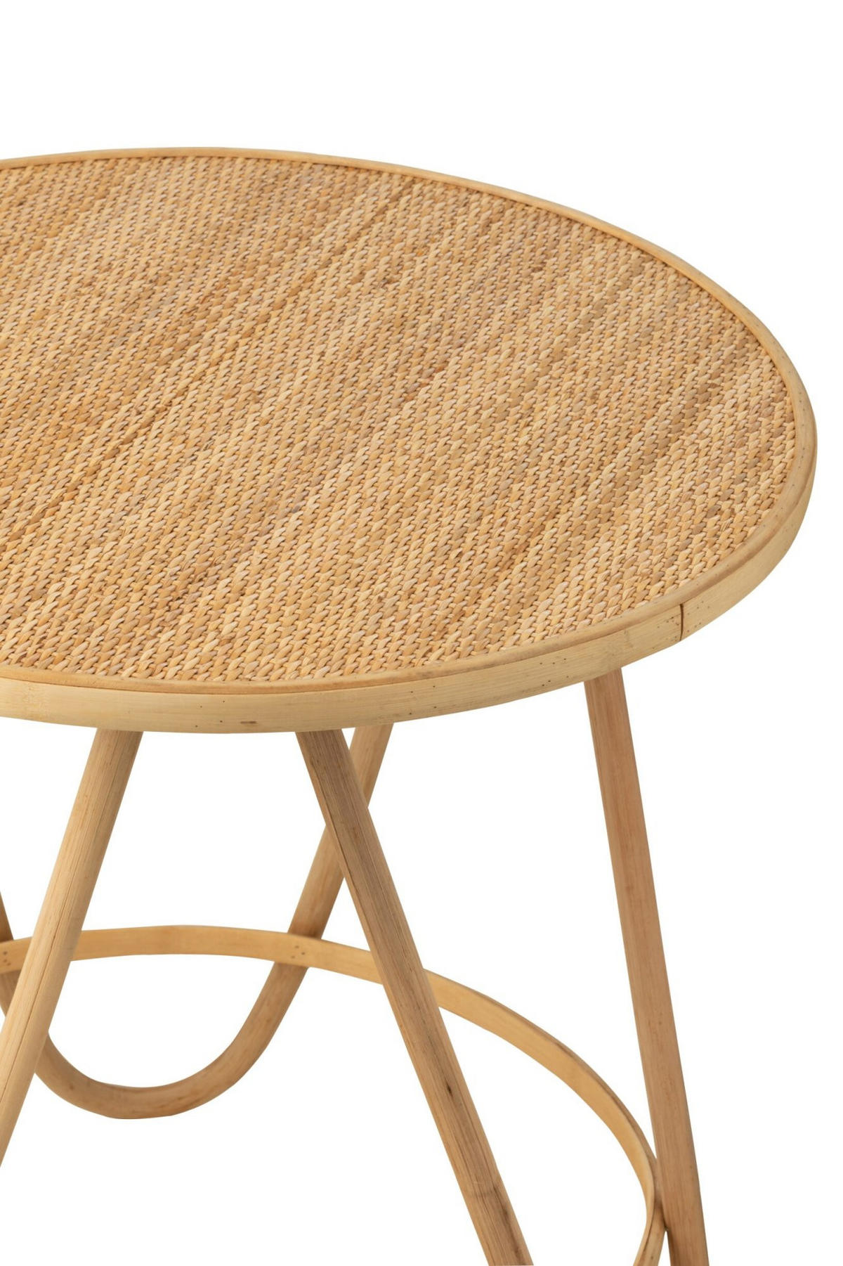 TISCH BALIA - Rottan - Natürliche - Naturfarben, Naturmaterialien (60/60/64cm) - J-Line