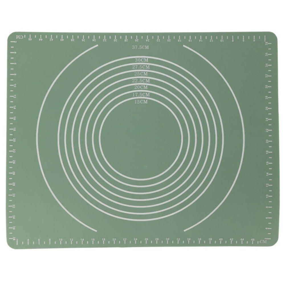 BACKMATTE Silikon 50/40 cm - Grün, Kunststoff (40/50cm) - La Cucina