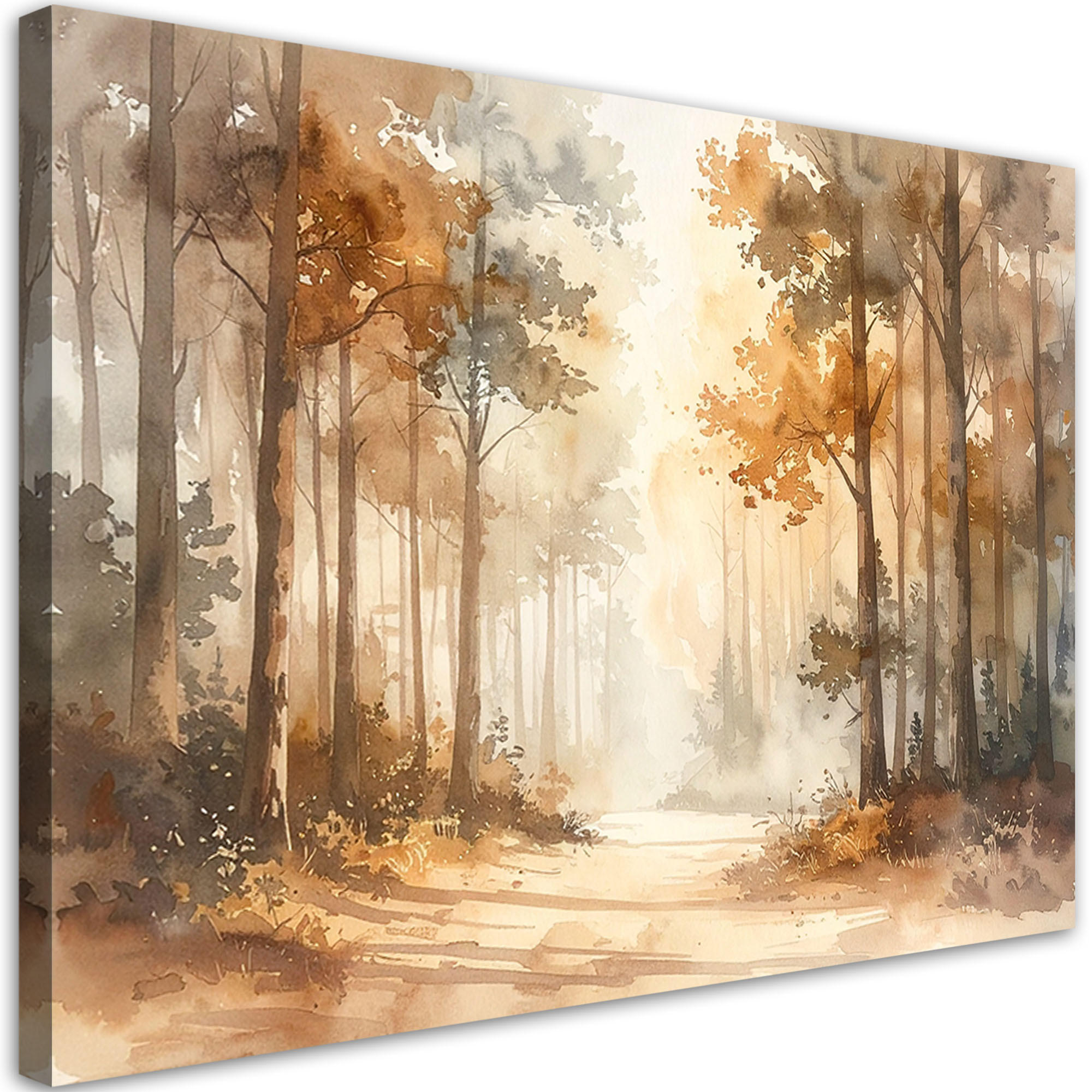 LEINWANDBILD Natur und Botanik 100x70cm - Beige, Textil (100/70cm) - Feeby