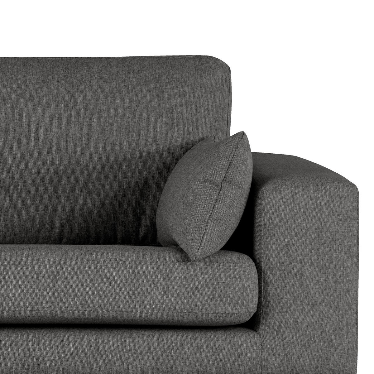 3-SITZER SOFA - Dunkelgrau, Textil (237/81/88cm) - home24