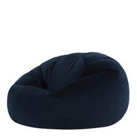 SITZSACK Klassisch Kingston - Dunkelblau, Kunststoff/Textil (85/50/50cm) - icon