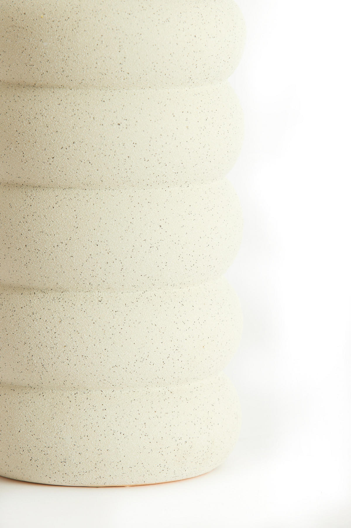 VASE Triora Weiß Ø16/29,5 cm - Weiß, Keramik (29.5cm) - Light & Living