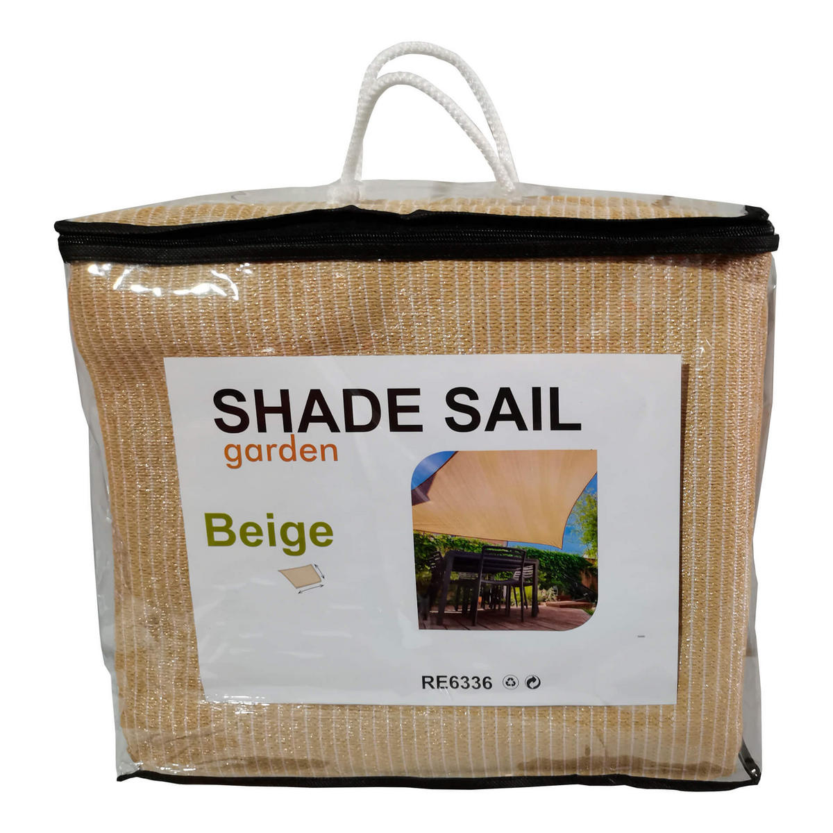 SONNENSEGEL Beige 300/300/1 cm - Beige, Kunststoff (300/300cm) - Mobili Rebecca