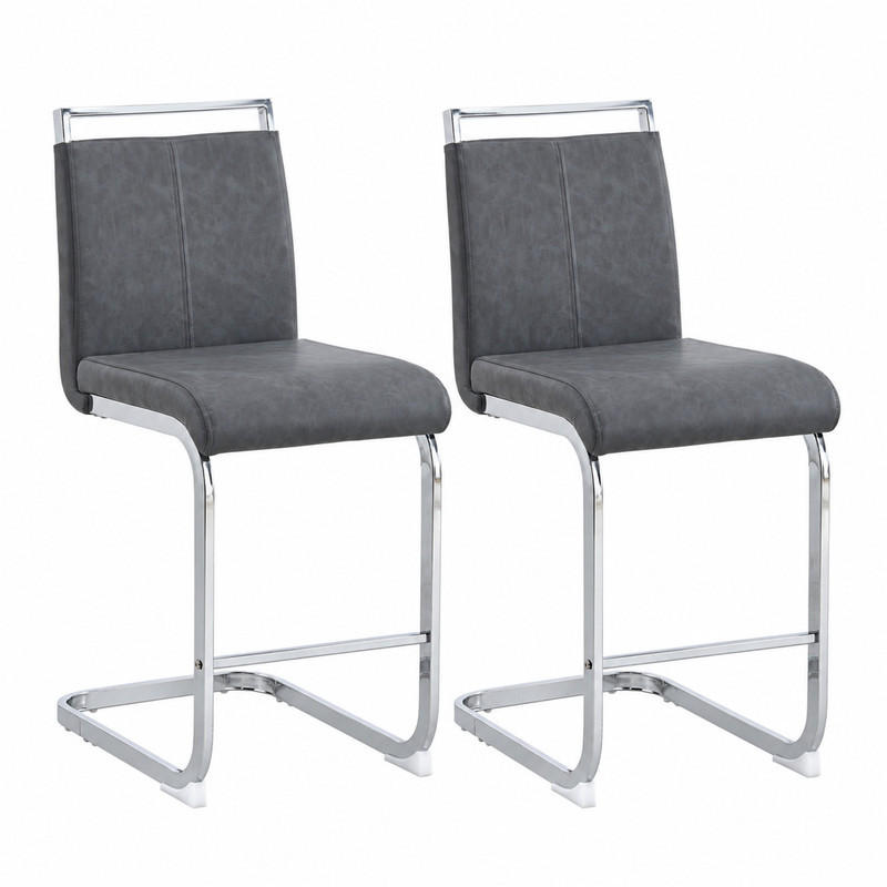 Meubliv Barhocker Grau 46.5x96.5x38.9 cm