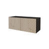 LOWBOARD SENI-W 100x40x41 cm - Schwarz / Artisan - Schwarz, Holzwerkstoff (100/40/41cm) - ALTDECOR