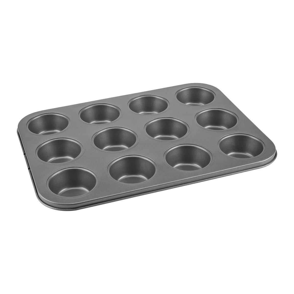 MUFFINFORM Bakery Grau - Grau, Metall (35/26.5/3cm) - Mömax