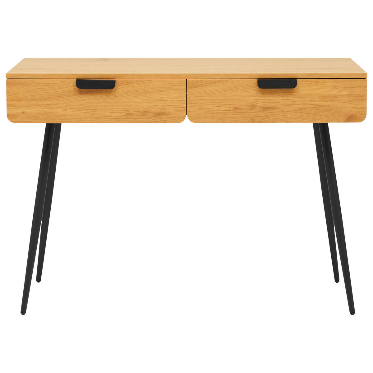 SCHREIBTISCH Louis - Braun, Holzwerkstoff (110/60/75cm) - Happy Garden
