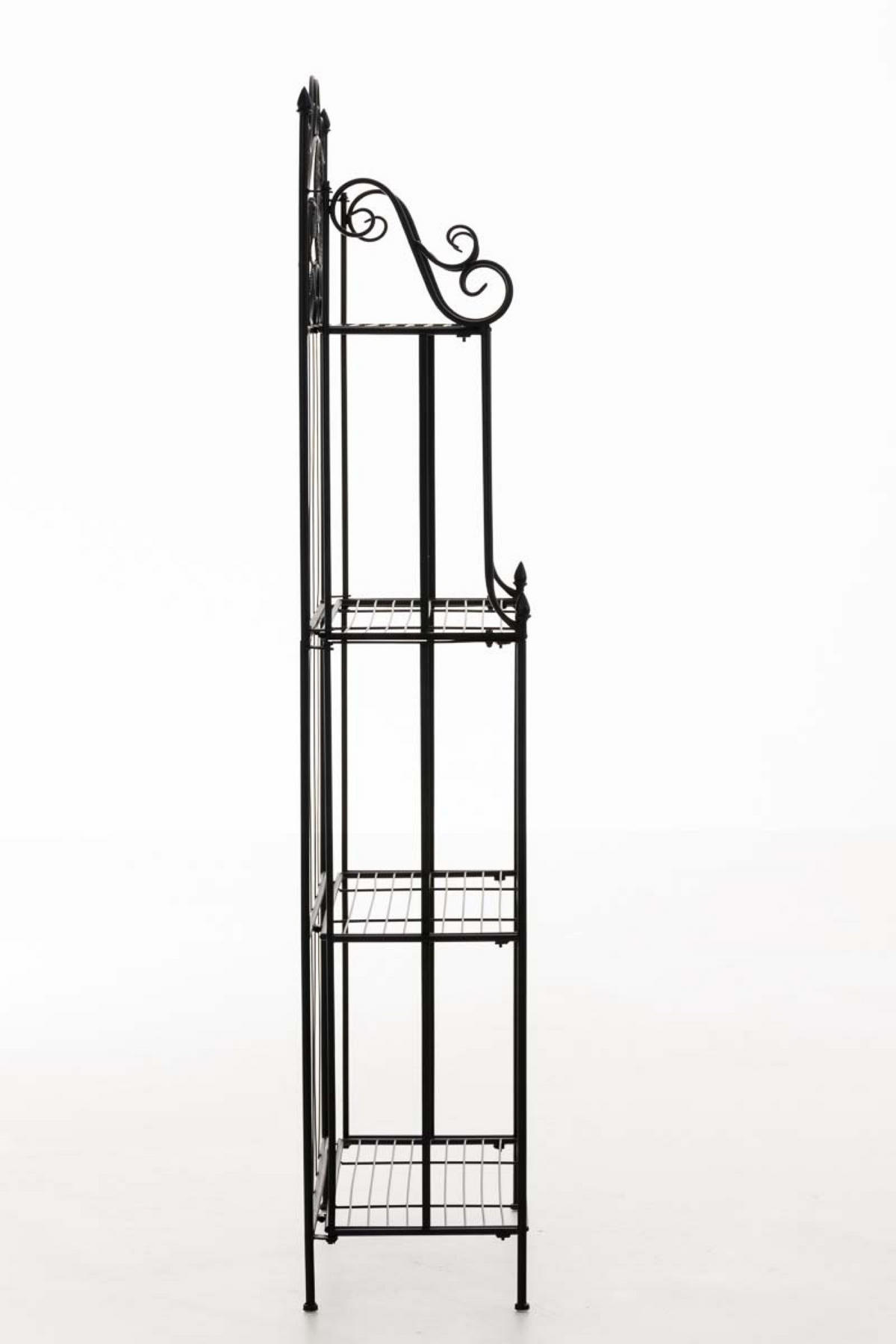 STANDREGAL Florenz schwarz - Schwarz, Metall (66/175/32cm) - TPFGarden