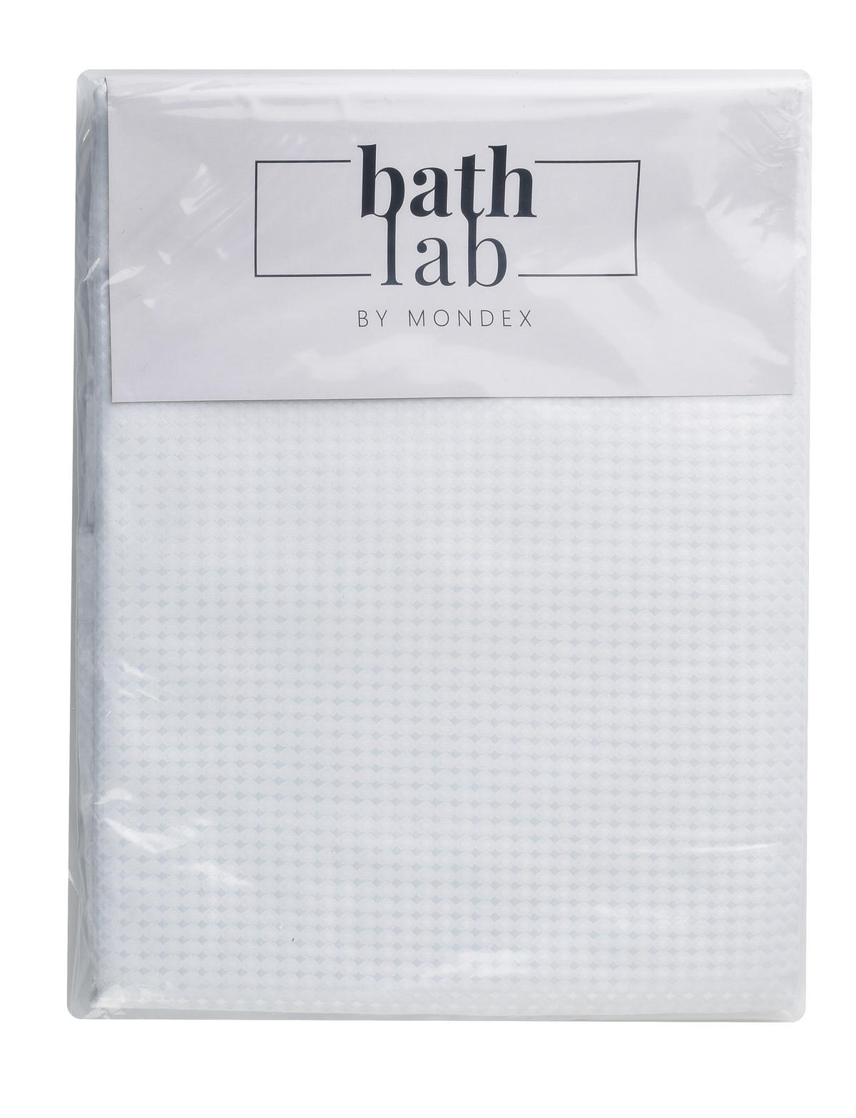 DUSCHVORHANG Zac Weiß 29/20/2.5 cm Textilien - Weiß, Textil (20/29cm) - Mondex