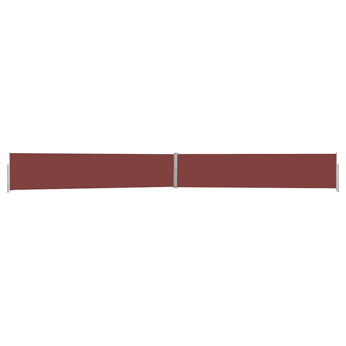 AUSZIEHBARE Seitenmarkise 140x1200 cm Braun - Braun, Textil (140/140/1200cm) - furnicato