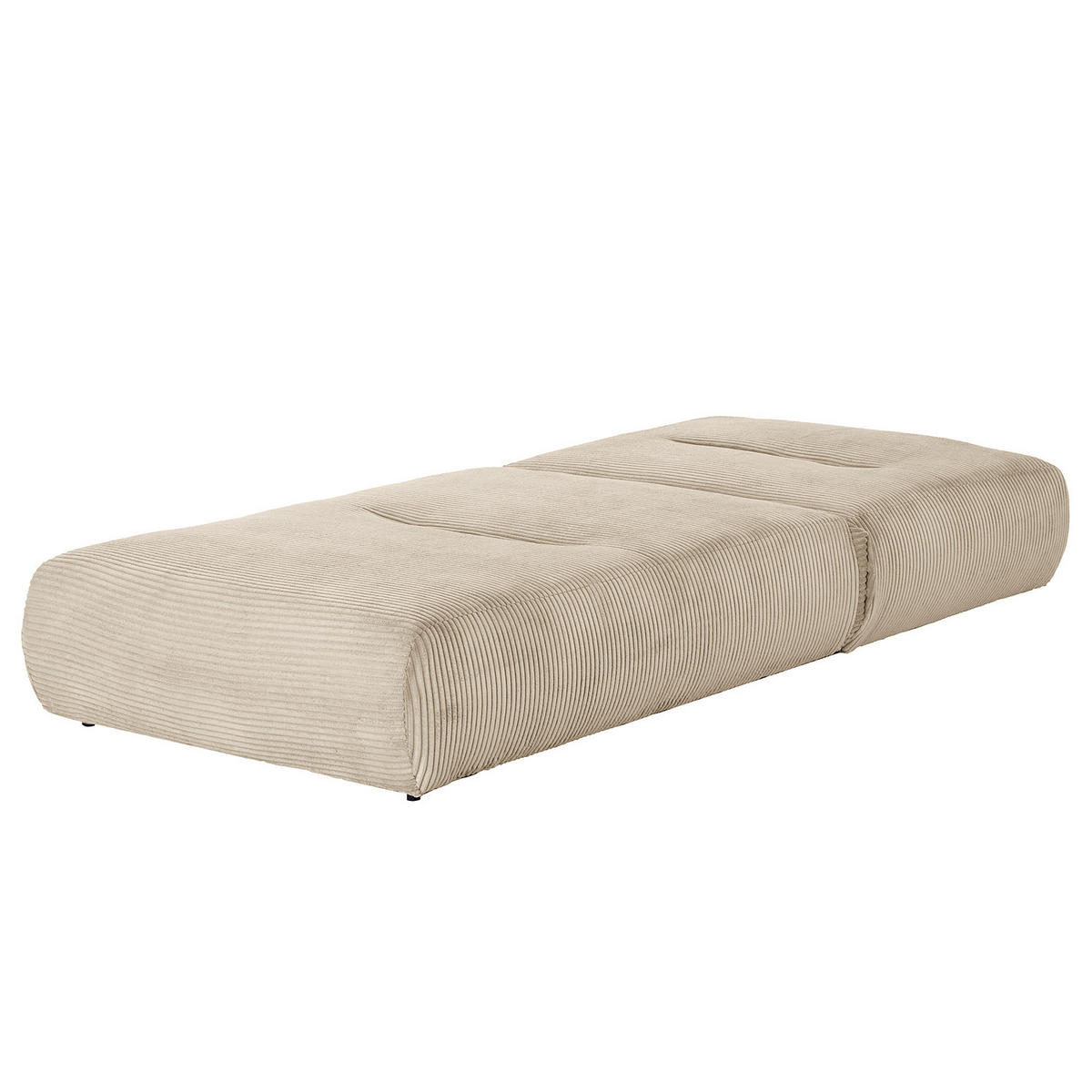 SCHLAFSESSEL - Cordstoff - Beige, Textil (81/88/160cm) - home24