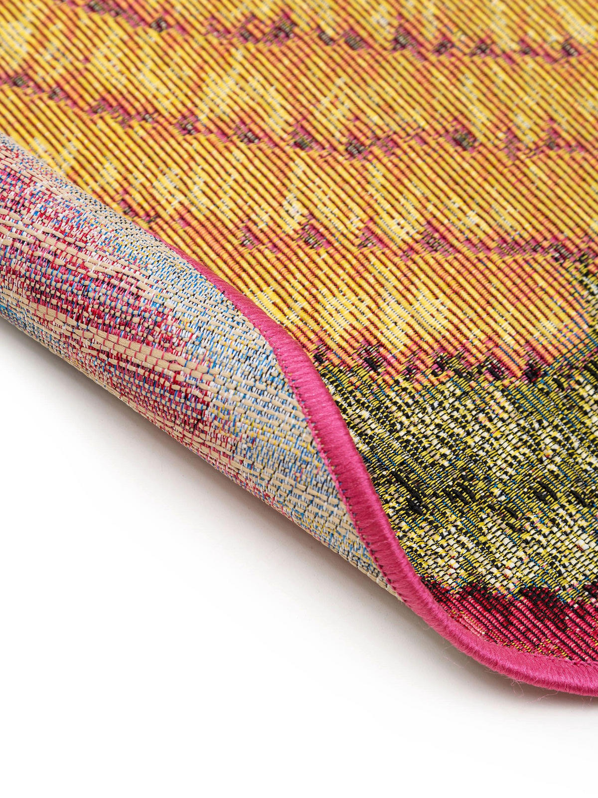 OUTDOORTEPPICH rund Kenya Multicolor ø 160 cm rund - Multicolor, Textil (160/160cm) - benuta Nest