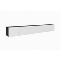 TV-SCHRANK KLER - Schwarz/Weiß, Holzwerkstoff (300/41/40cm) - Meblini