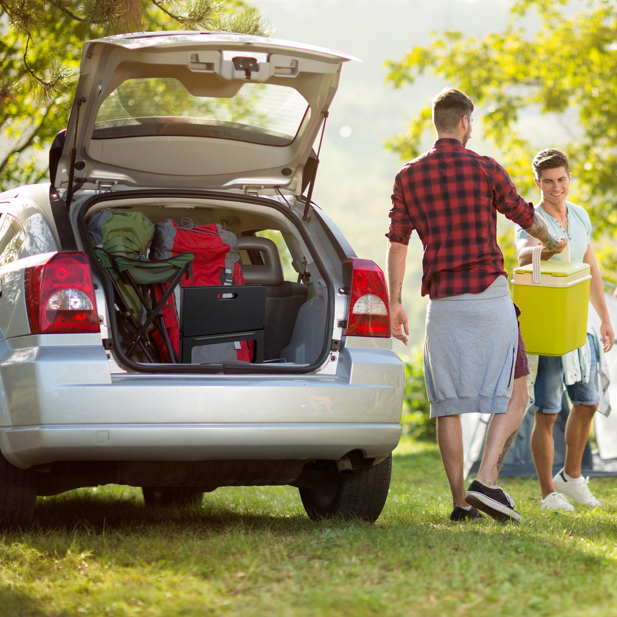 KLAPPGRILL - Schwarz, Metall (45.5/30/30cm) - Relaxdays