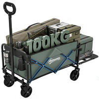 GARTENWAGEN DE-10465 klappbar, 72 L, 90 kg Grün - Grün, Metall (48/92/76cm) - ComfortXL