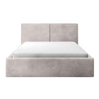 POLSTERBETT Farese Dunkelbeige Cordbezug 140 cm - Beige, Textil (140/200cm) - Selsey