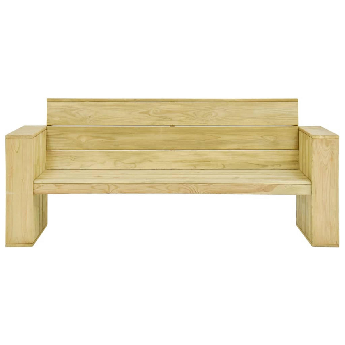 GARTENBANK 179 cm Imprägniertes Kiefernholz - Braun, Holz (179/76/76cm)
