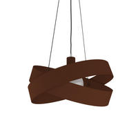 HÄNGELEUCHTE Soft D40 - Dunkelbraun, Metall (40/40/16cm) - Lumicom