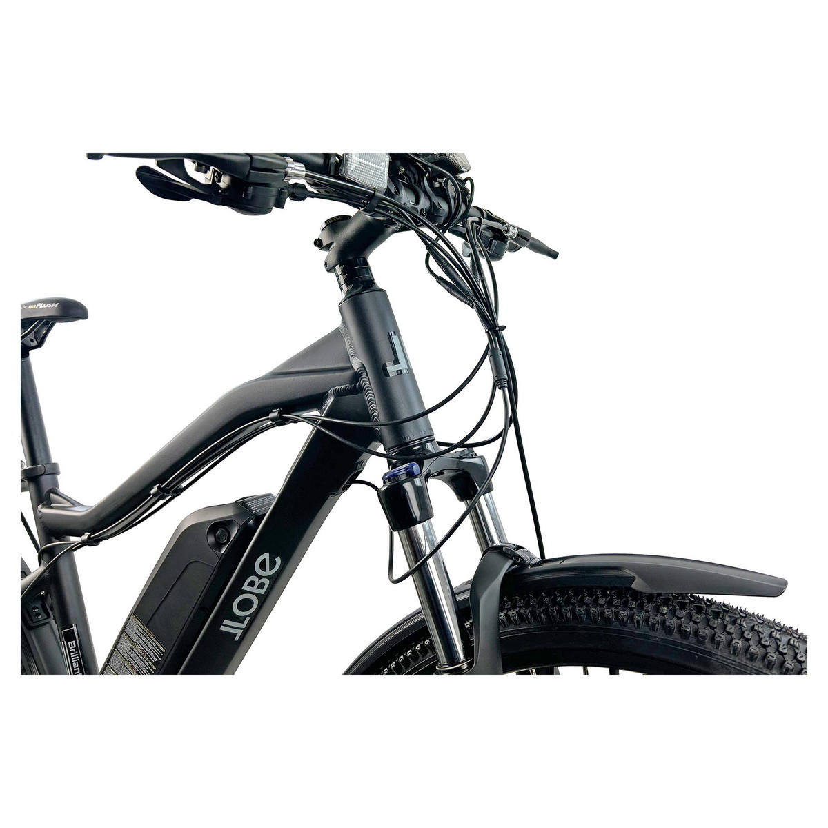 MOUNTAIN E-BIKE 27,5" BRILLANT, SCHWARZ - Schwarz, Metall (125cm) - LLOBE